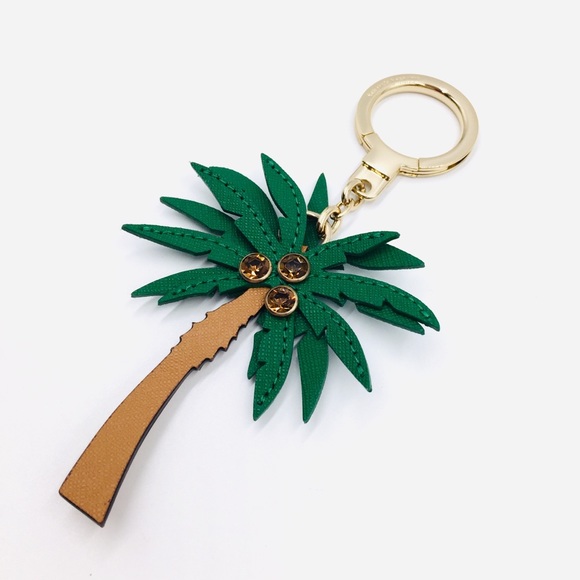 ‼️SOLD‼️ Kate Spade Palm Tree Keychain Bag Charm - Picture 3 of 7
